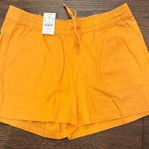 J. Crew High Waist Orange Women's Shorts